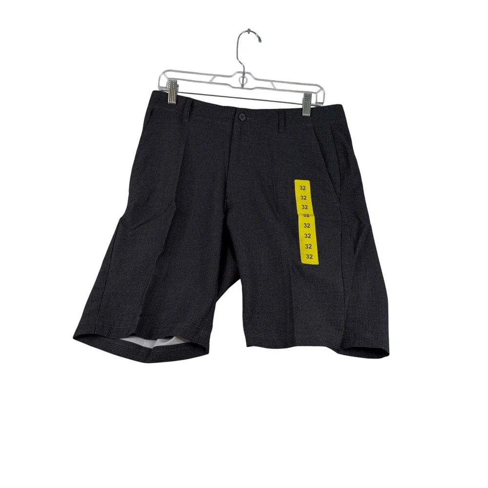 Pebble Beach Mens Gray Dry-Luxe Performance Golf Shorts Size 32 New With Tags